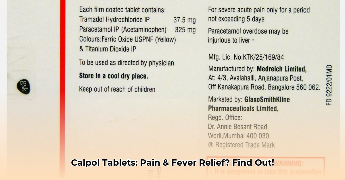calpol-tablet-uses